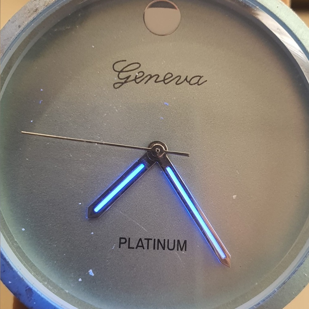🦋10/$20🦋 Geneva Platinum Green Stainless Steel Women's Watch